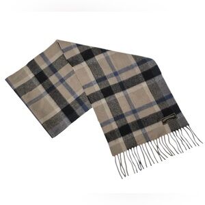 James Pringle Weavers Fringe Scarf Made in Scotland 100% Pure Wool